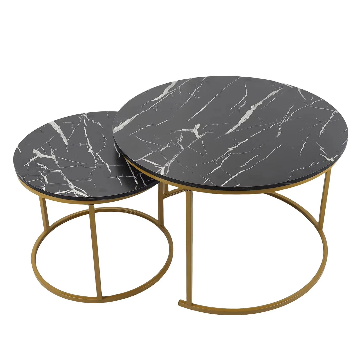 Minimalistyczny stolik kawowy okrągły